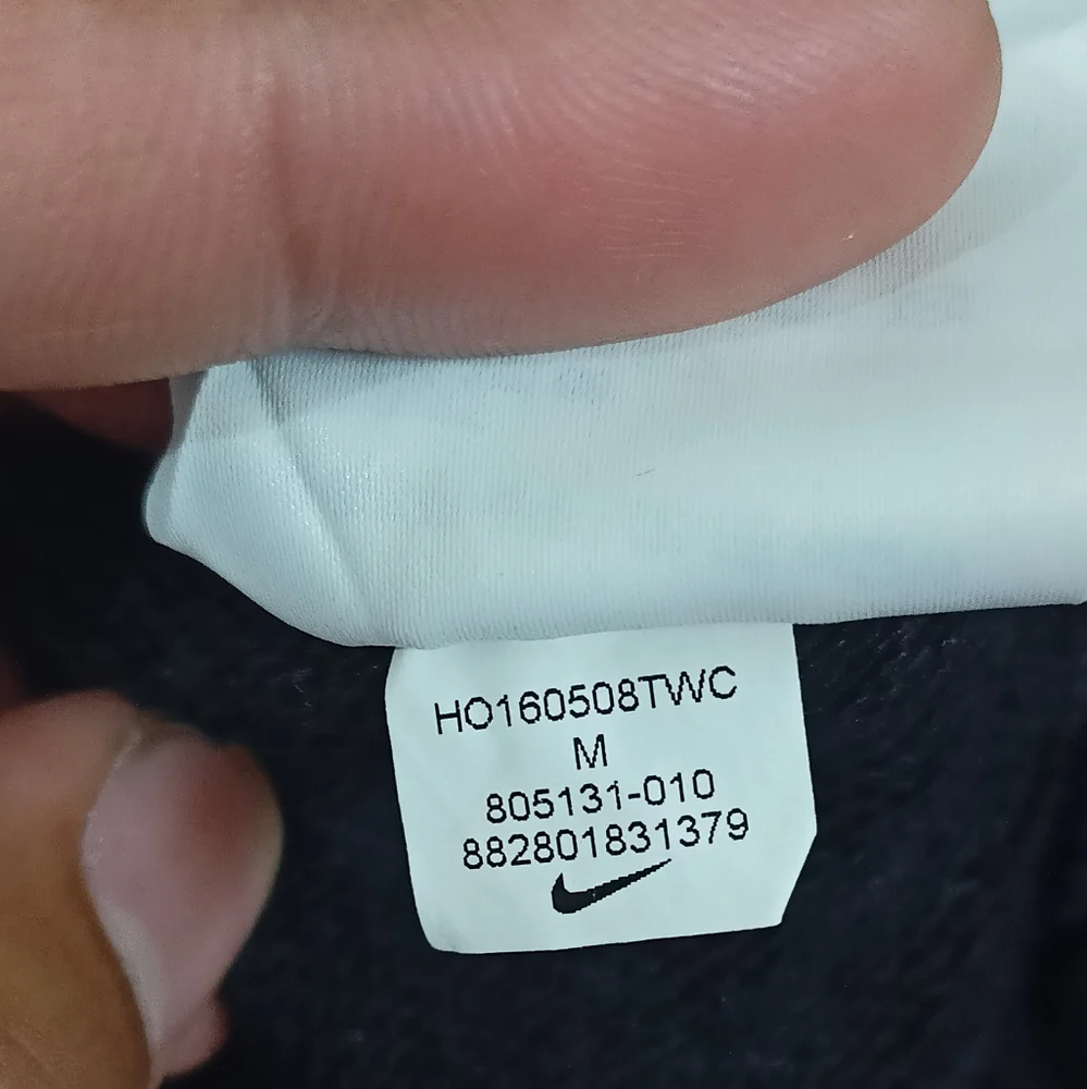 Nike Authentic swoosh box Black zipper hoodie for men's and women's - Picture 6 of 8